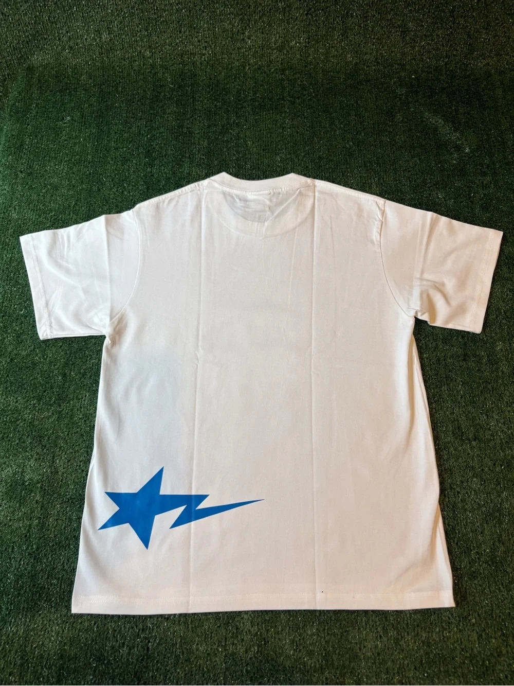 Bape White Short Sleeve Tee “World Gone Mad” - Picture 3 of 9